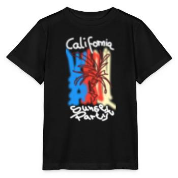 La Californie s’est estompée. Pour votre culture pop - T-shirt bio MINI CREATOR Stanley/Stella Enfant - noir - Devant - Mikhail (115cm)