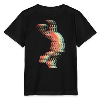 Basketball Slam Dunking Retro - Stanley/Stella MINI CREATOR Kids’ T-Shirt - black - Front - Mikhail (115cm)