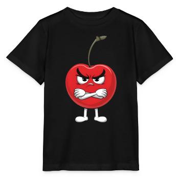 Kirsche - Stanley/Stella Kinder T-Shirt MINI CREATOR  - Schwarz - Vorne - Mikhail (115cm)