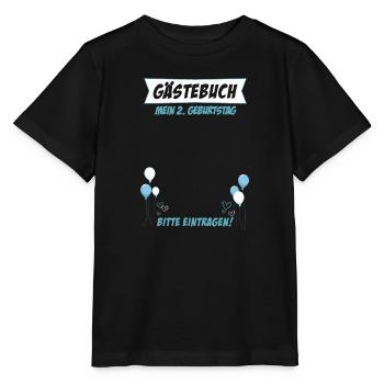 Gästebuch - Zweiter Geburtstag Kleinkind Geschenk - Stanley/Stella Kinder T-Shirt MINI CREATOR  - Schwarz - Vorne - Mikhail (115cm)