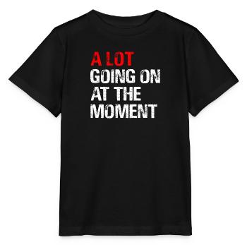 Im Moment ist viel los - Stanley/Stella Kinder T-Shirt MINI CREATOR  - Schwarz - Vorne - Mikhail (115cm)