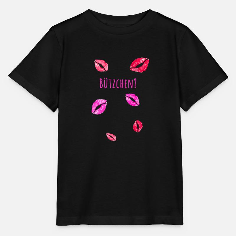 Bisous, bisous, carnaval, bisous - T-shirt bio MINI CREATOR Stanley/Stella Enfant - noir