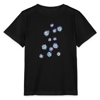 pattes de chat, patte, pattes, patte de chien, coloré - T-shirt bio MINI CREATOR Stanley/Stella Enfant - noir - Devant - Mikhail (115cm)
