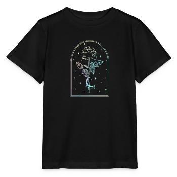 Mondsichel Rose Sorcellerie occulte Wicca Pastel - T-shirt bio MINI CREATOR Stanley/Stella Enfant - noir - Devant - Mikhail (115cm)
