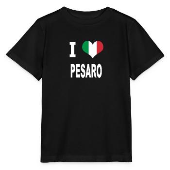 J'aime l'Italie PESARO - T-shirt bio MINI CREATOR Stanley/Stella Enfant - noir - Devant - Mikhail (115cm)
