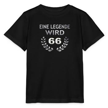 Une légende tourne 66 - T-shirt bio MINI CREATOR Stanley/Stella Enfant - noir - Devant - Mikhail (115cm)