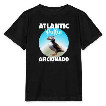 Atlantic Puffin Aficionado - Stanley/Stella MINI CREATOR Kids’ T-Shirt - black - Front - Mikhail (115cm)