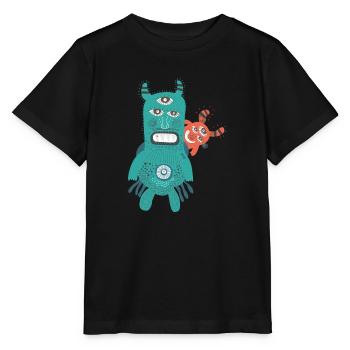 hallowee n581 - T-shirt bio MINI CREATOR Stanley/Stella Enfant - noir - Devant - Mikhail (115cm)