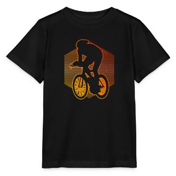 Cycliste sur route femmes course cyclisme vélo de route - T-shirt bio MINI CREATOR Stanley/Stella Enfant - noir - Devant - Mikhail (115cm)