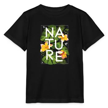 JUNGLE BLACK - Stanley/Stella Kinder T-Shirt MINI CREATOR  - Schwarz - Vorne - Mikhail (115cm)