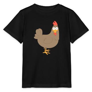 poulet - T-shirt bio MINI CREATOR Stanley/Stella Enfant - noir - Devant - Mikhail (115cm)