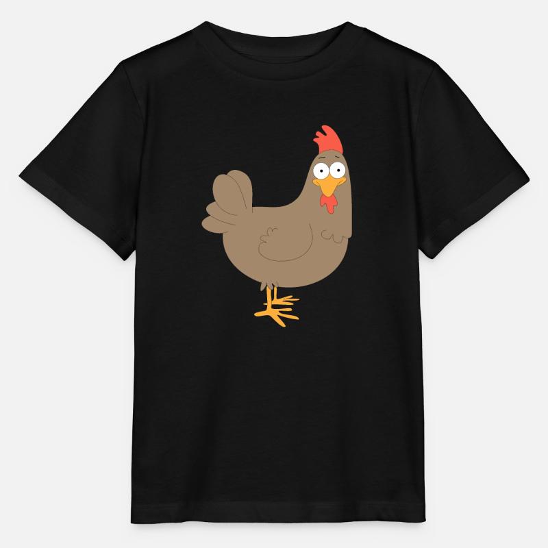 poulet - T-shirt bio MINI CREATOR Stanley/Stella Enfant - noir