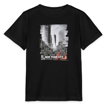 NEW YORK CITY - Stanley/Stella Kinder T-Shirt MINI CREATOR  - Schwarz - Vorne - Mikhail (115cm)