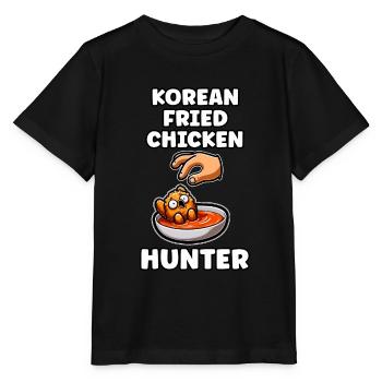 Koreanisches gebratenes Huhn Chicken Wings Hühnchen Geschenk - Stanley/Stella Kinder T-Shirt MINI CREATOR  - Schwarz - Vorne - Mikhail (115cm)