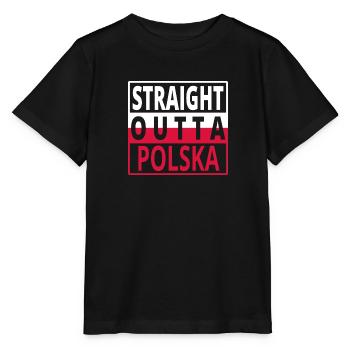 Straight outta POLEN polska poland png - Stanley/Stella Kinder T-Shirt MINI CREATOR  - Schwarz - Vorne - Mikhail (115cm)