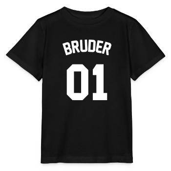 Bruder 01 - Stanley/Stella Kinder T-Shirt MINI CREATOR  - Schwarz - Vorne - Mikhail (115cm)