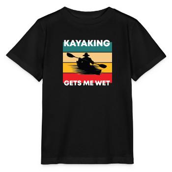 Sports nautiques en kayak - T-shirt bio MINI CREATOR Stanley/Stella Enfant - noir - Devant - Mikhail (115cm)
