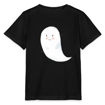 Little Ghost - Stanley/Stella MINI CREATOR Kids’ T-Shirt - black - Front - Mikhail (115cm)