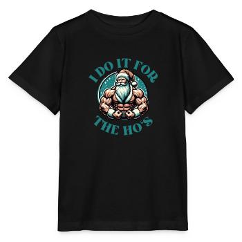 Je le fais pour la blague drôle d’adulte de Ho Noël - T-shirt bio MINI CREATOR Stanley/Stella Enfant - noir - Devant - Mikhail (115cm)