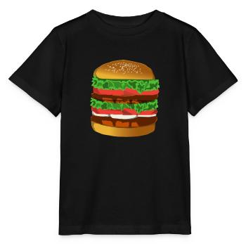 hamburger - T-shirt bio MINI CREATOR Stanley/Stella Enfant - noir - Devant - Mikhail (115cm)