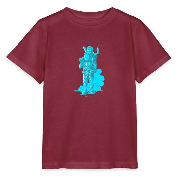 Onwards, Raum Dad! - Stanley/Stella Kinder T-Shirt MINI CREATOR  - Burgunderrot - Vorne - Kain (125cm)