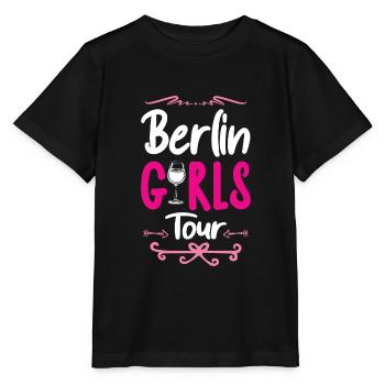 Berlin Girls Tour - Stanley/Stella Kinder T-Shirt MINI CREATOR  - Schwarz - Vorne - Mikhail (115cm)