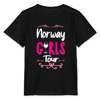 Tournée des filles de Norvège - T-shirt bio MINI CREATOR Stanley/Stella Enfant - noir - Devant - Mikhail (115cm)