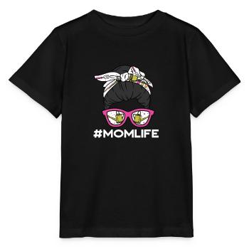 Hobbygärtnerin Momlife Pflanzen Blumen Garten - Stanley/Stella Kinder T-Shirt MINI CREATOR  - Schwarz - Vorne - Mikhail (115cm)