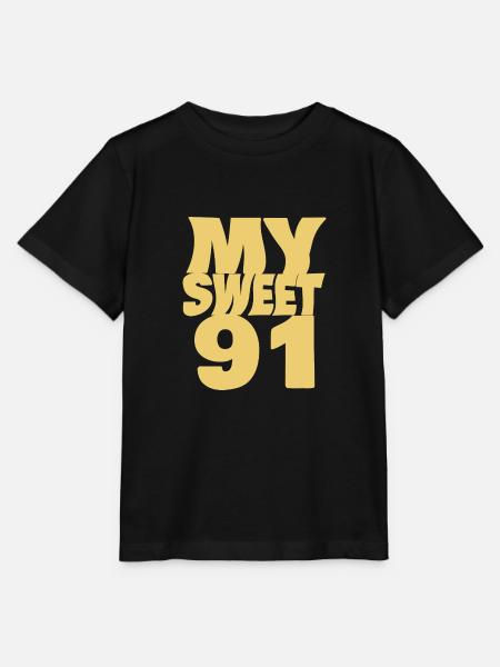 Süß 91 - Stanley/Stella Kinder T-Shirt MINI CREATOR  - Schwarz
