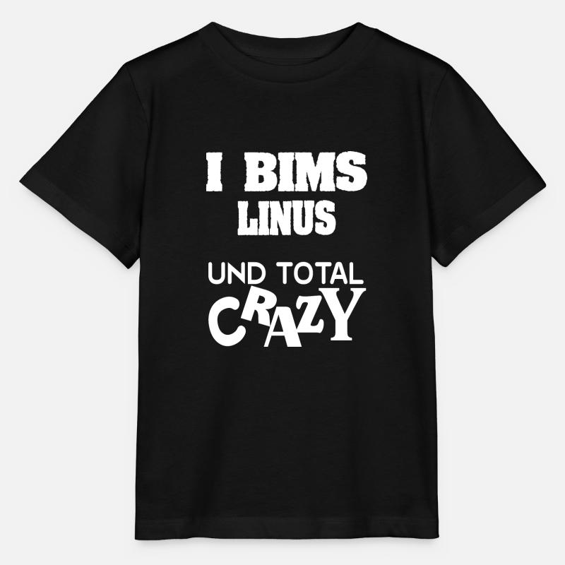 Linus - T-shirt bio MINI CREATOR Stanley/Stella Enfant - noir