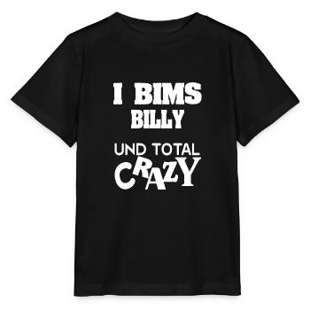 Billy as a first name - Stanley/Stella MINI CREATOR Kids’ T-Shirt - black - Front - Mikhail (115cm)