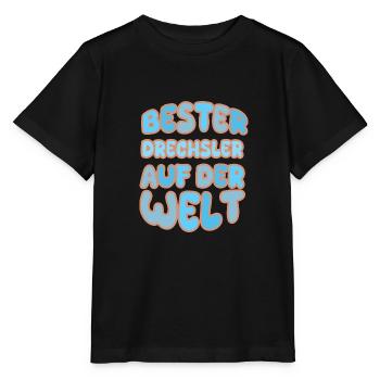 Berufung Drechsler - Stanley/Stella Kinder T-Shirt MINI CREATOR  - Schwarz - Vorne - Mikhail (115cm)