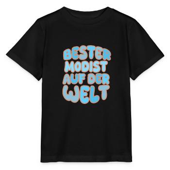 Berufung Modist - Stanley/Stella Kinder T-Shirt MINI CREATOR  - Schwarz - Vorne - Mikhail (115cm)