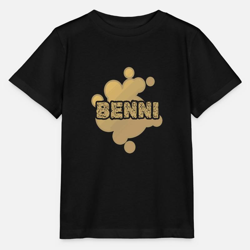 Benni - T-shirt bio MINI CREATOR Stanley/Stella Enfant - noir