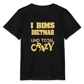 Dietmar as a first name - Stanley/Stella MINI CREATOR Kids’ T-Shirt - black - Front - Mikhail (115cm)