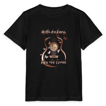 Bonjour les ténèbres mon vieil ami - T-shirt bio MINI CREATOR Stanley/Stella Enfant - noir - Devant - Mikhail (115cm)