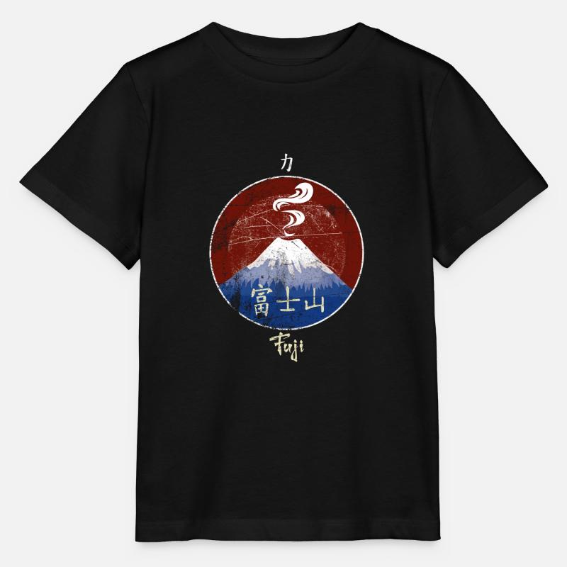 Mont Fuji - T-shirt bio MINI CREATOR Stanley/Stella Enfant - noir
