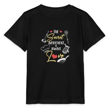 Kitchen Cook Cooking Chef Kitchen Grill Gift - Stanley/Stella MINI CREATOR Kids’ T-Shirt - black - Front - Mikhail (115cm)