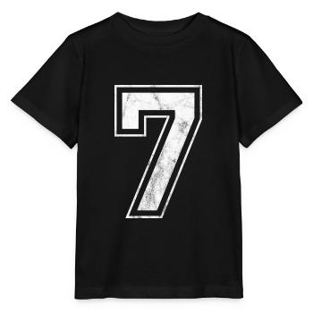 Nummer 7 - Stanley/Stella Kinder T-Shirt MINI CREATOR  - Schwarz - Vorne - Mikhail (115cm)