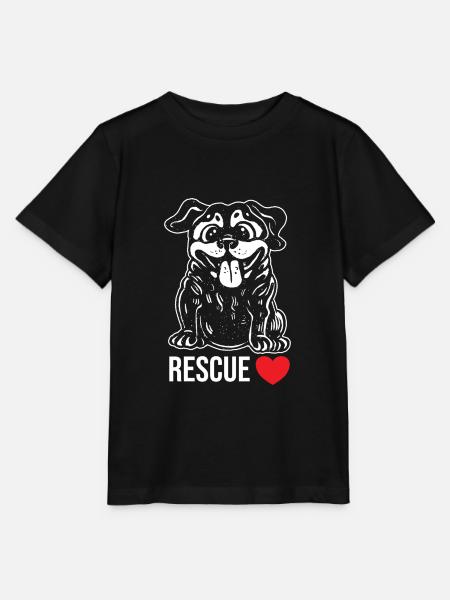 TIERRETTUNG TIERHILFE - Stanley/Stella Kinder T-Shirt MINI CREATOR  - Schwarz