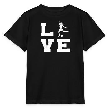 Fussballspielen Fussballspieler Herren Fussballer - Stanley/Stella Kinder T-Shirt MINI CREATOR  - Schwarz - Vorne - Mikhail (115cm)