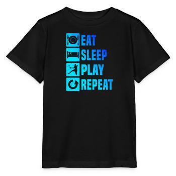 Handball players Handball Handball handball handball - Stanley/Stella MINI CREATOR Kids’ T-Shirt - black - Front - Mikhail (115cm)