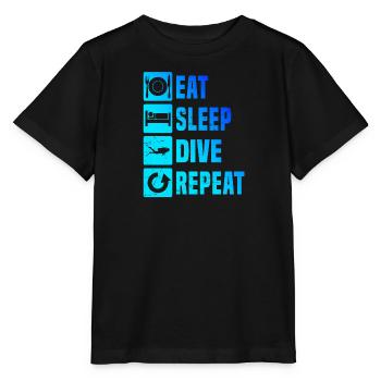 Men Scuba Diver Diver Women Divers - Stanley/Stella MINI CREATOR Kids’ T-Shirt - black - Front - Mikhail (115cm)