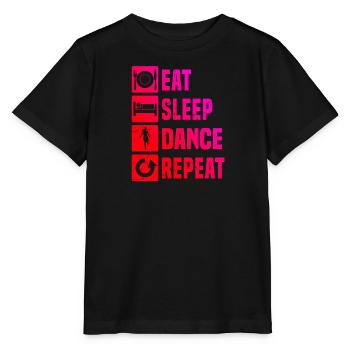 Damen Shuffle Dance Shuffle Girl Shuffledancer - Stanley/Stella Kinder T-Shirt MINI CREATOR  - Schwarz - Vorne - Mikhail (115cm)
