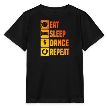 Shuffle Girl Damen Shuffledancer Shuffle - Stanley/Stella Kinder T-Shirt MINI CREATOR  - Schwarz - Vorne - Mikhail (115cm)