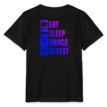 Herren Tanz Shuffle Dance Shuffel Damen - Stanley/Stella Kinder T-Shirt MINI CREATOR  - Schwarz - Vorne - Mikhail (115cm)