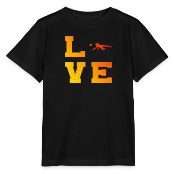 Joueur de volley-ball Volley-ball Volley-ball Joueur de volley-ball - T-shirt bio MINI CREATOR Stanley/Stella Enfant - noir - Devant - Mikhail (115cm)
