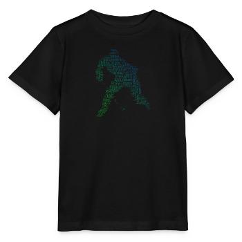 Eishockey Eishockey Spieler Damen Eishockey spiele - Stanley/Stella Kinder T-Shirt MINI CREATOR  - Schwarz - Vorne - Mikhail (115cm)