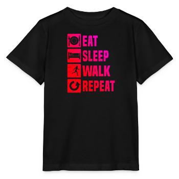 Marcheur nordique féminin Marcheur nordique - T-shirt bio MINI CREATOR Stanley/Stella Enfant - noir - Devant - Mikhail (115cm)