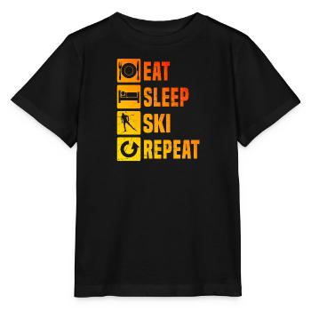Cross-Country Skating Cross-Country Men's Cross-Country Classic - Stanley/Stella MINI CREATOR Kids’ T-Shirt - black - Front - Mikhail (115cm)